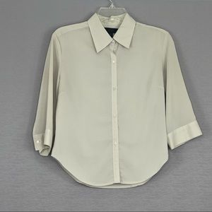 Express Light Tan Button Down Shirt. SZ 5/6
